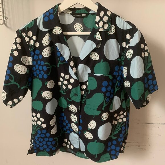 Uniqlo x Marimekko Cotton Poplin Blouse - Picture 3 of 6
